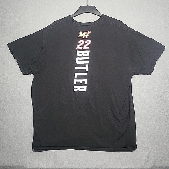 Fanatics Shirt Men's 4XL Black Cotton Miami Heat Butler #22 Casual - Picture 9 of 12